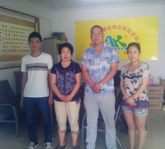 熱烈祝賀三門峽劉女士加盟成功！